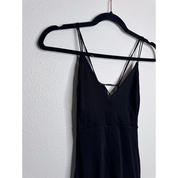 Aritzia Wilfred Free Rieke Strappy Back Little Black Dress Small - Picture 4 of 8